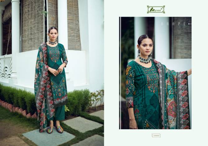 Selena By Kesar Embroidery Lawn Cotton Dress Material Wholesale Shop In Surat